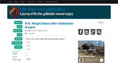 Desktop Screenshot of lifewithoutgallbladder.com