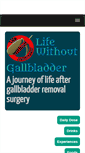 Mobile Screenshot of lifewithoutgallbladder.com